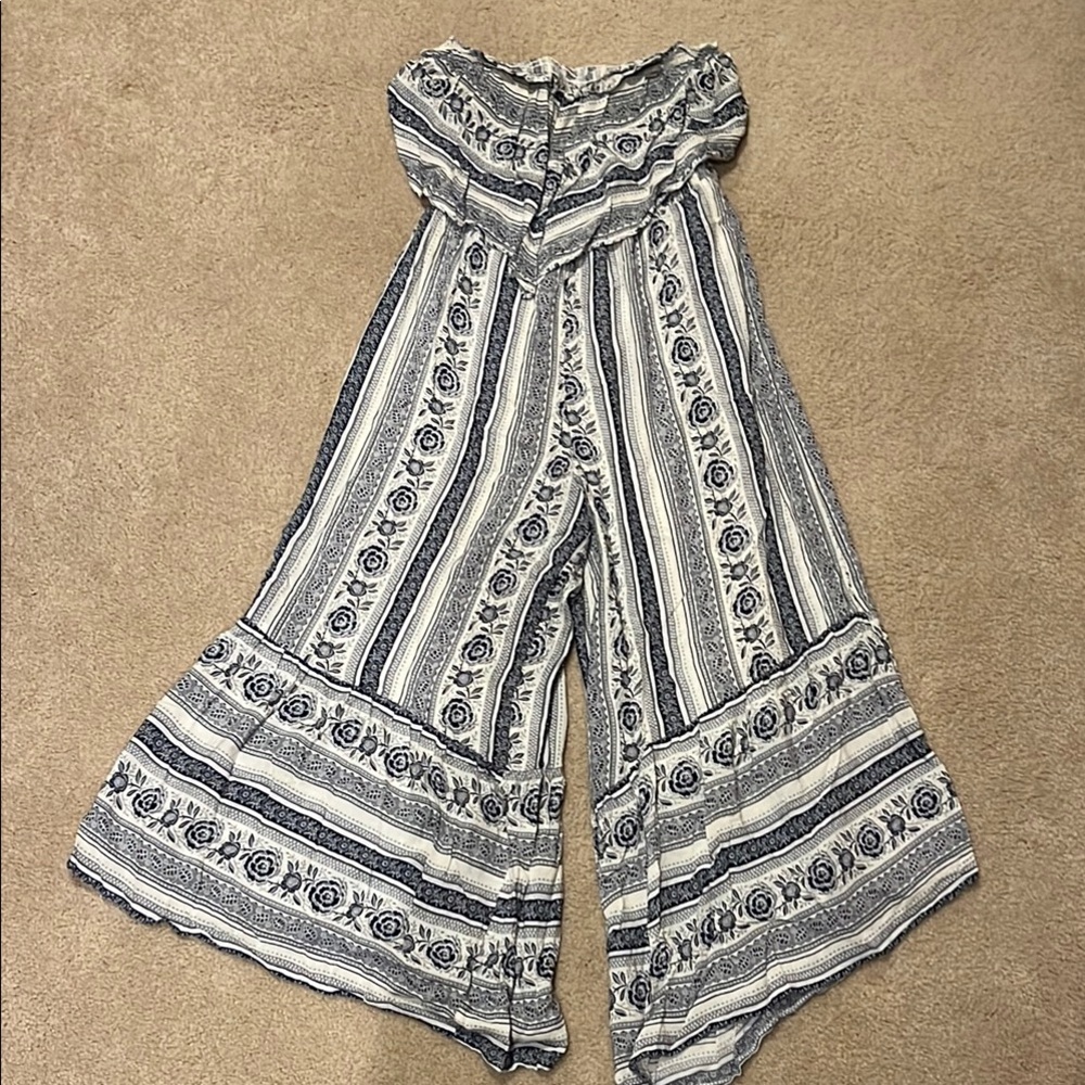 American Eagle Strapless Jumpsuit